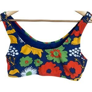 Marimekko For Target Swim Flora Print Top Size Large